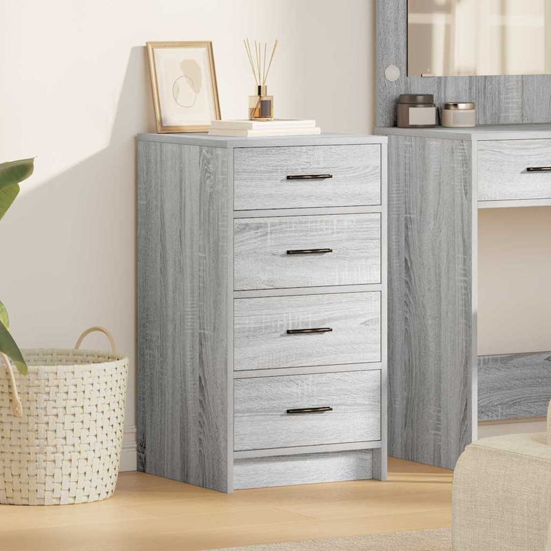 Dressoir Met Lade 40 X 41 X 75 Cm Bewerkt Hout