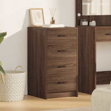 Dressoir Met Lade 40 X 41 X 75 Cm Bewerkt Hout