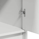 Dressoir Met Lade 40 X 40,5 X 75 Cm Bewerkt Hout