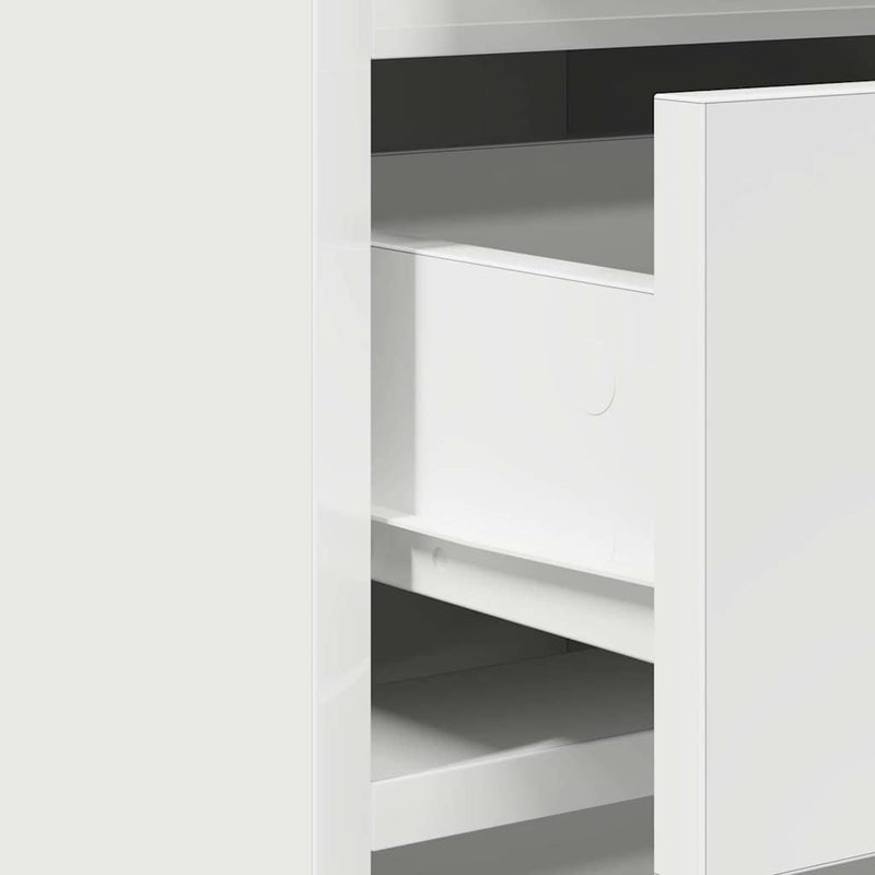 Dressoir Met Lade 40 X 40,5 X 75 Cm Bewerkt Hout