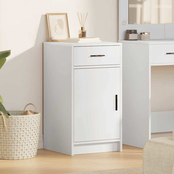 Dressoir Met Lade 40 X 40,5 X 75 Cm Bewerkt Hout