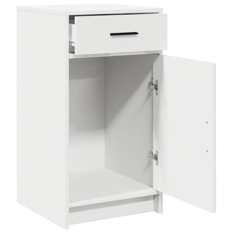 Dressoir Met Lade 40 X 40,5 X 75 Cm Bewerkt Hout