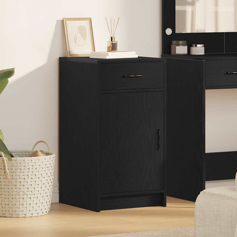 Dressoir Met Lade 40 X 40,5 X 75 Cm Bewerkt Hout