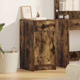 Dressoir Met Lade 40 X 40,5 X 75 Cm Bewerkt Hout