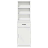 Highboard Met Lade 40 X 40,5 X 135 Cm Bewerkt Hout
