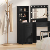 Highboard Met Lade 40 X 40,5 X 135 Cm Bewerkt Hout
