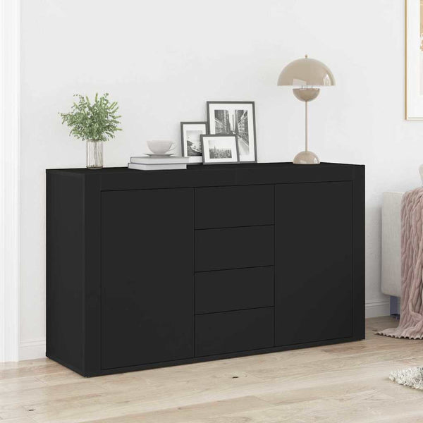 Dressoir Met Lade 120 X 36 X 69 Cm Bewerkt Hout