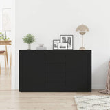 Dressoir Met Lade 120 X 36 X 69 Cm Bewerkt Hout