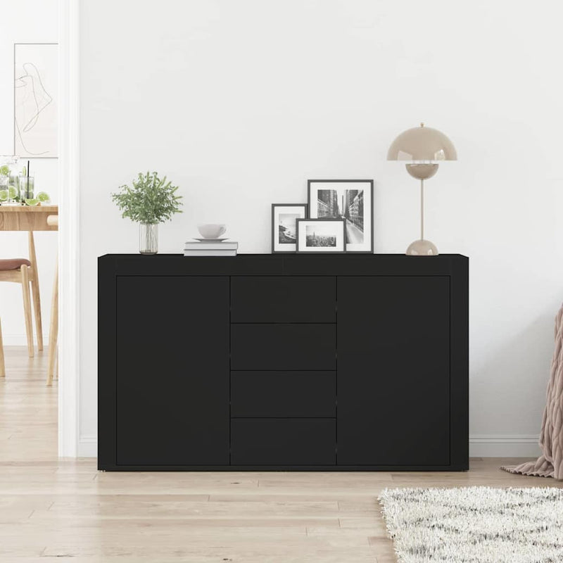 Dressoir Met Lade 120 X 36 X 69 Cm Bewerkt Hout