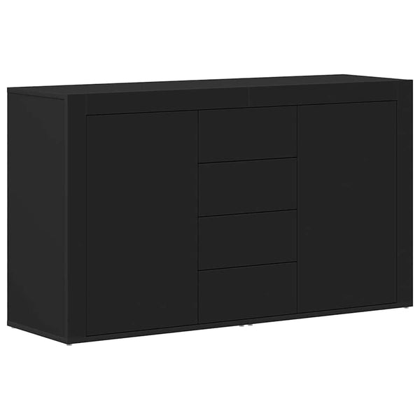 Dressoir Met Lade 120 X 36 X 69 Cm Bewerkt Hout