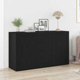 Dressoir Met Lade 120 X 36 X 69 Cm Bewerkt Hout