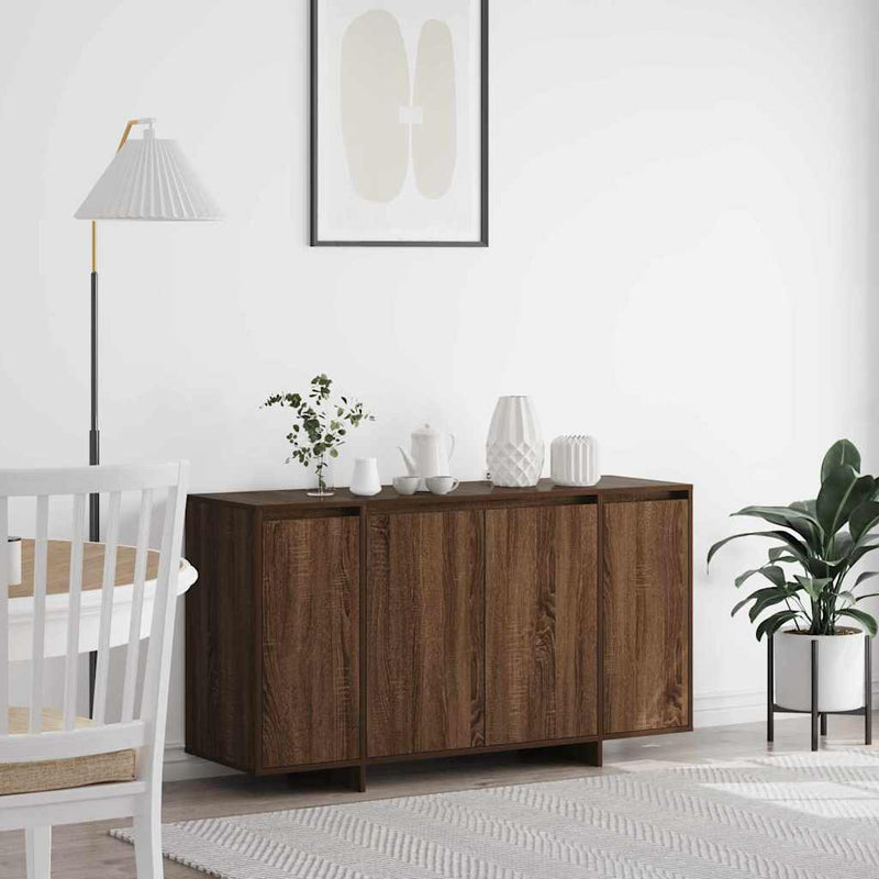 Dressoir 135 X 41 X 69 Cm Bewerkt Hout