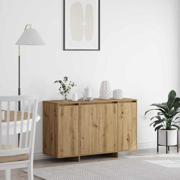 Dressoir 120 X 41 X 75 Cm Bewerkt Hout