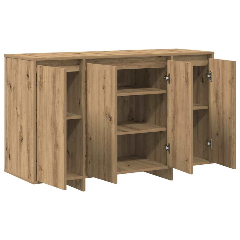 Dressoir 120 X 41 X 75 Cm Bewerkt Hout