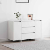 Dressoir Met Lade 120 X 41 X 75 Cm Bewerkt Hout