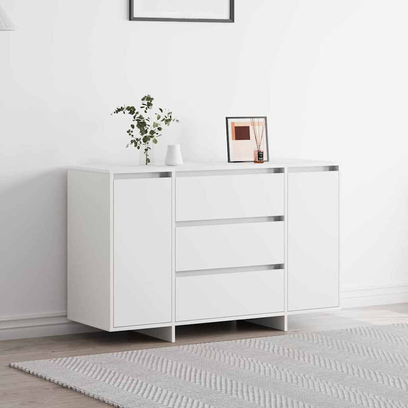 Dressoir Met Lade 120 X 41 X 75 Cm Bewerkt Hout