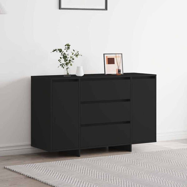Dressoir Met Lade 120 X 41 X 75 Cm Bewerkt Hout