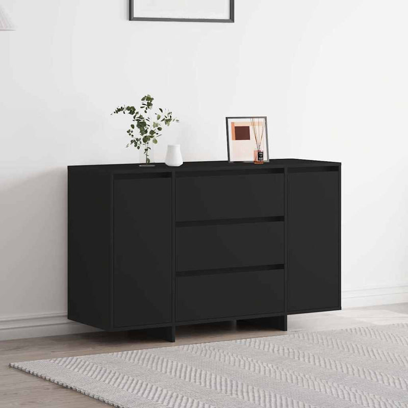 Dressoir Met Lade 120 X 41 X 75 Cm Bewerkt Hout