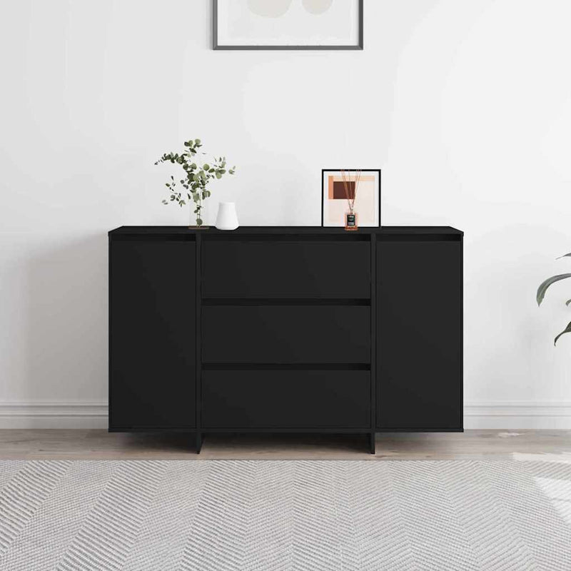 Dressoir Met Lade 120 X 41 X 75 Cm Bewerkt Hout