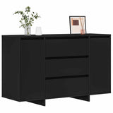 Dressoir Met Lade 120 X 41 X 75 Cm Bewerkt Hout