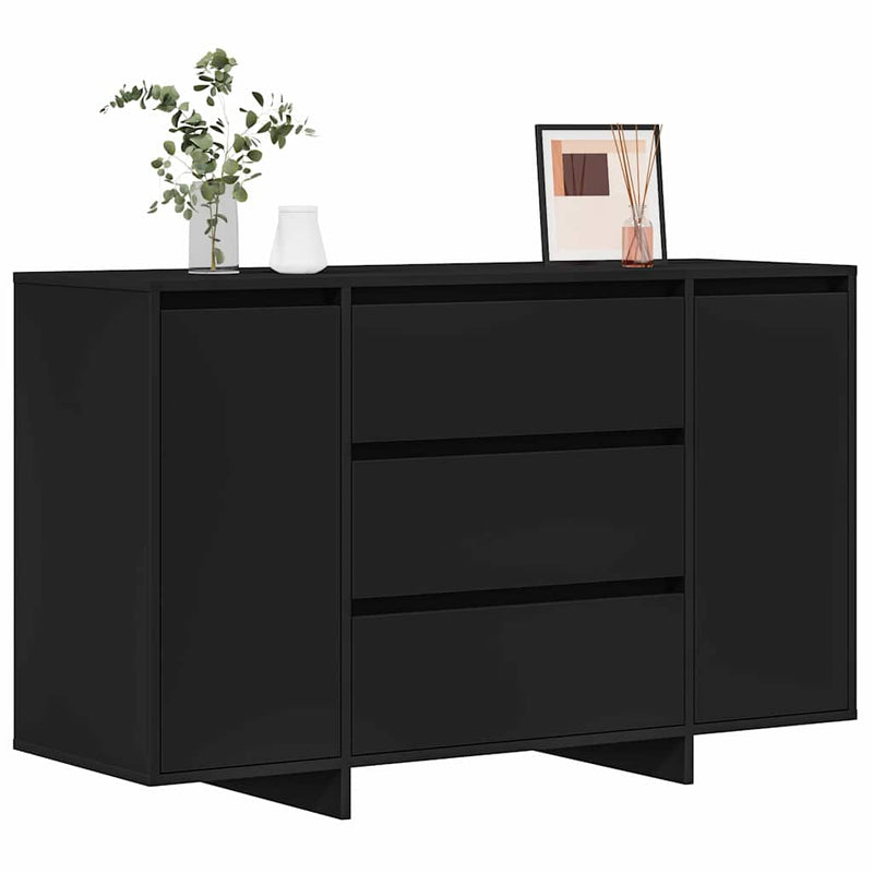 Dressoir Met Lade 120 X 41 X 75 Cm Bewerkt Hout