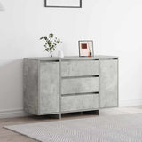 Dressoir Met Lade 120 X 41 X 75 Cm Bewerkt Hout