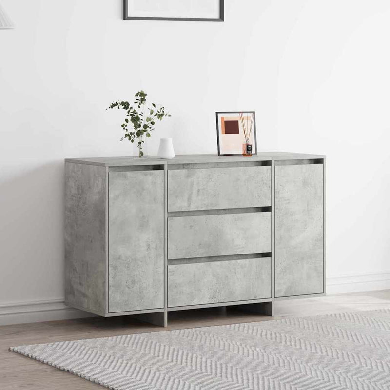 Dressoir Met Lade 120 X 41 X 75 Cm Bewerkt Hout