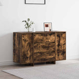 Dressoir Met Lade 120 X 41 X 75 Cm Bewerkt Hout
