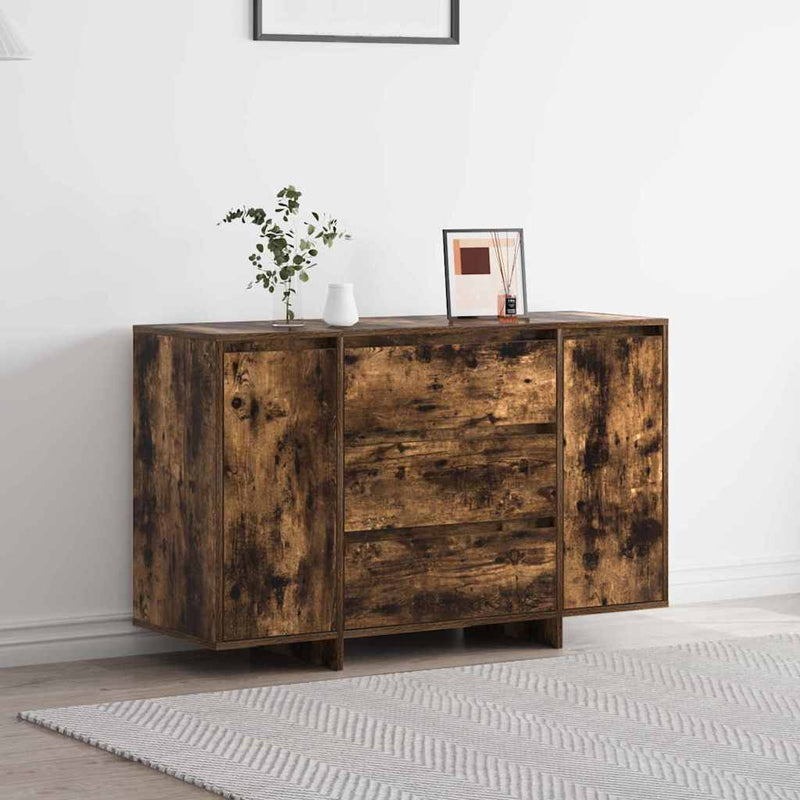 Dressoir Met Lade 120 X 41 X 75 Cm Bewerkt Hout