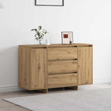 Dressoir Met Lade 120 X 41 X 75 Cm Bewerkt Hout
