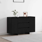 Dressoir Met Lade 120 X 41 X 75 Cm Bewerkt Hout