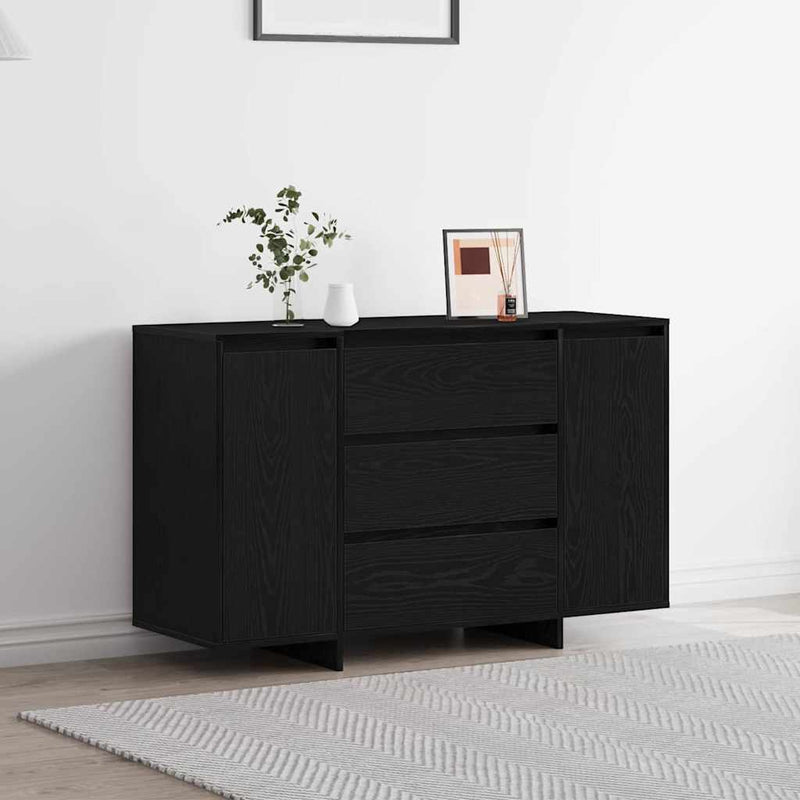 Dressoir Met Lade 120 X 41 X 75 Cm Bewerkt Hout