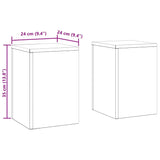 Plantenkasten 2 Pcs 24 X 24 X 35 Cm Staal