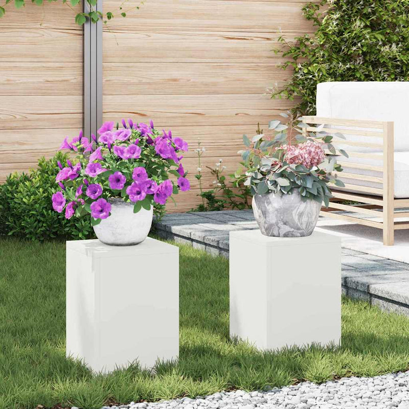 Plantenkasten 2 Pcs 24 X 24 X 35 Cm Staal