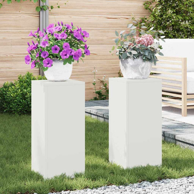 Plantenkasten 2 Pcs 24 X 24 X 35 Cm Staal