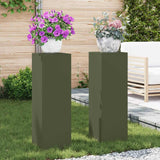 Plantenkasten 2 Pcs 24 X 24 X 35 Cm Staal