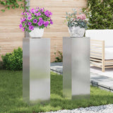 Plantenkasten 2 Pcs 24 X 24 X 35 Cm Staal