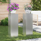 Plantenkasten 2 Pcs 24 X 24 X 35 Cm Staal