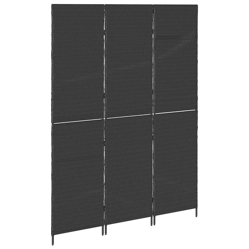 Kamerscherm 146 X Poly Rattan