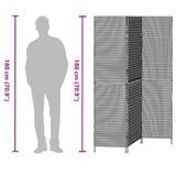 Kamerscherm 146 X Poly Rattan