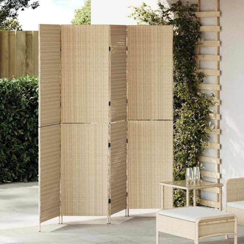 Kamerscherm 146 X Poly Rattan