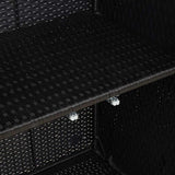 Opbergkast Met Opslag 100 X 36 X 102 Cm Rattan