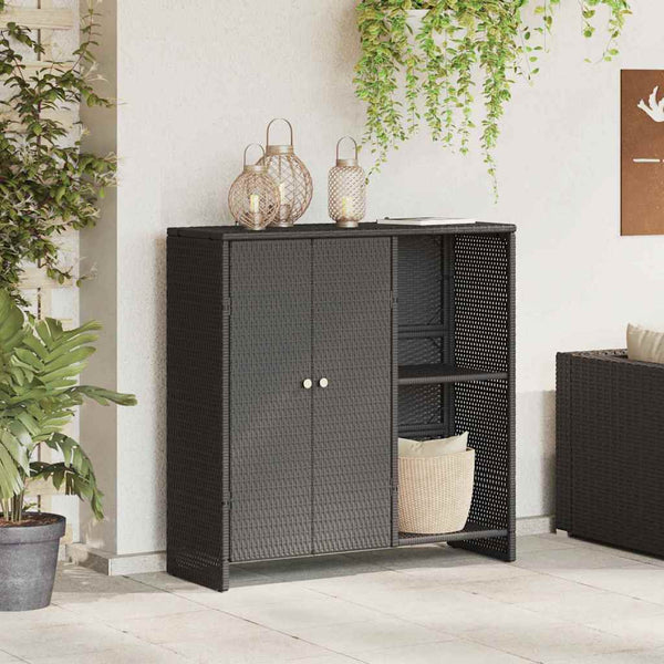 Opbergkast Met Opslag 100 X 36 X 102 Cm Rattan