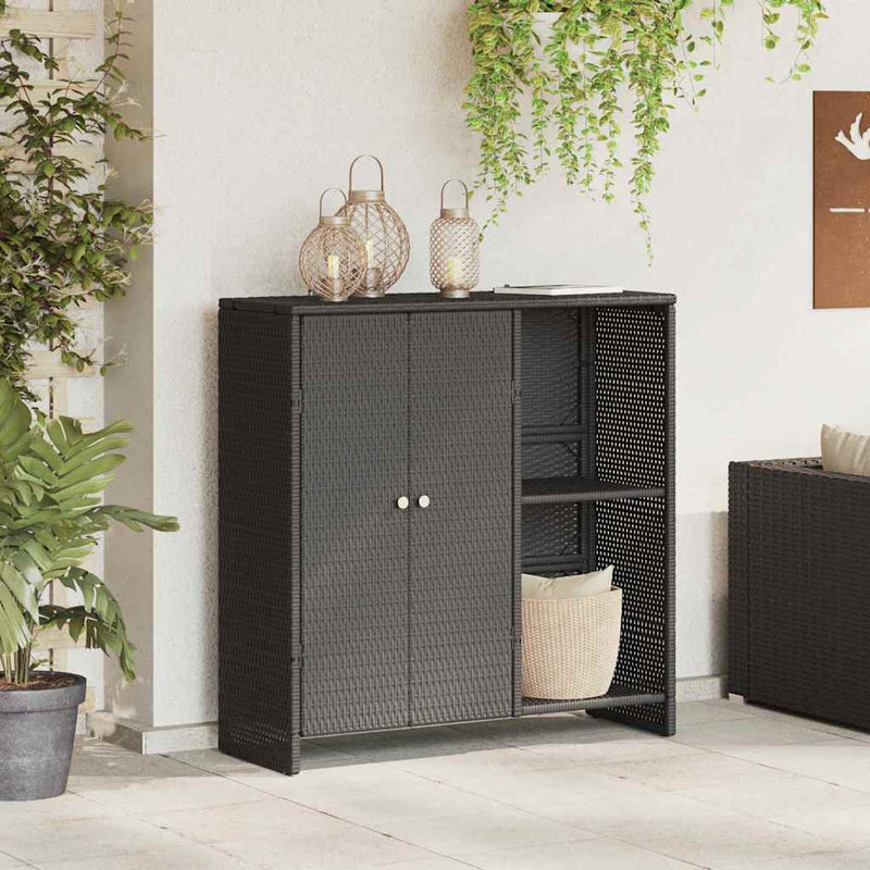 Opbergkast Met Opslag 100 X 36 X 102 Cm Rattan