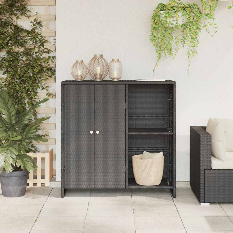Opbergkast Met Opslag 100 X 36 X 102 Cm Rattan