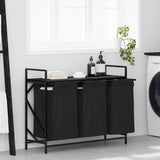 Wasmand 2 Vakken Met Plank Kleurig