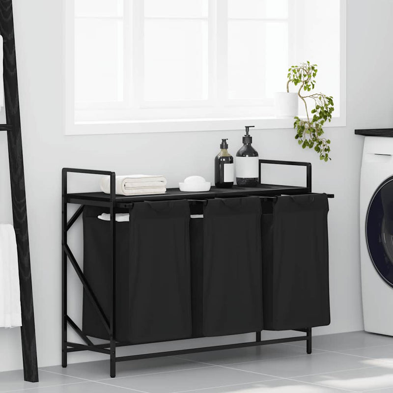Wasmand 2 Vakken Met Plank Kleurig