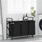 Wasmand 2 Vakken Met Plank Kleurig
