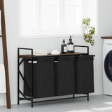 Wasmand 2 Vakken Met Plank Kleurig