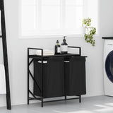 Wasmand 2 Vakken Met Plank Kleurig